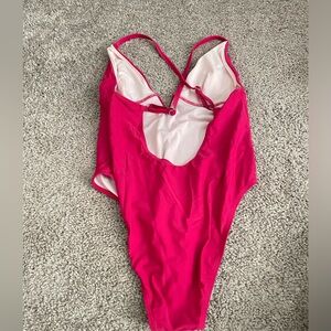 Pink swimsuit